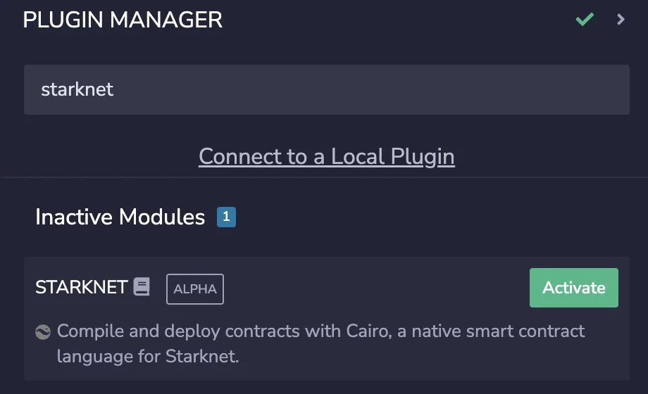 starknet-plugin